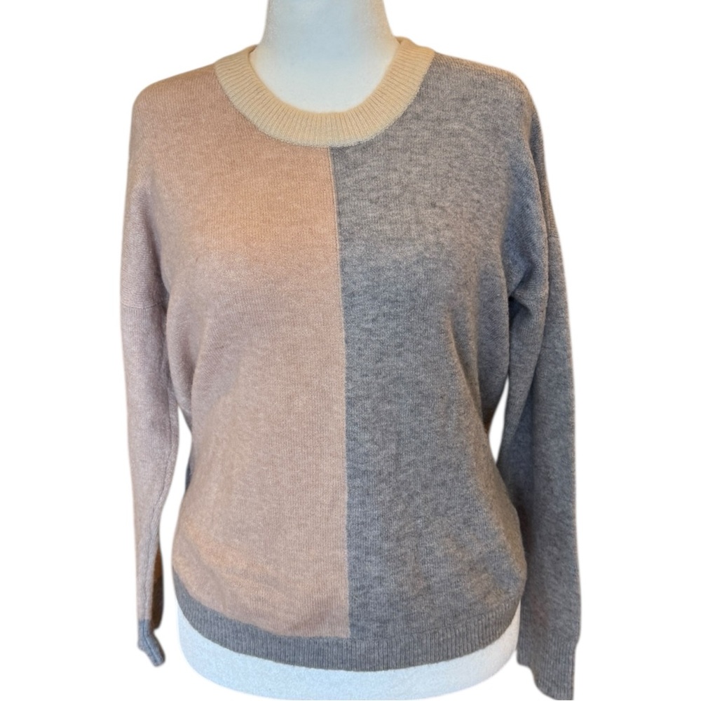 Madewell Westlake Colorblock Sweater Small Wool Alpaca Blend J9870
